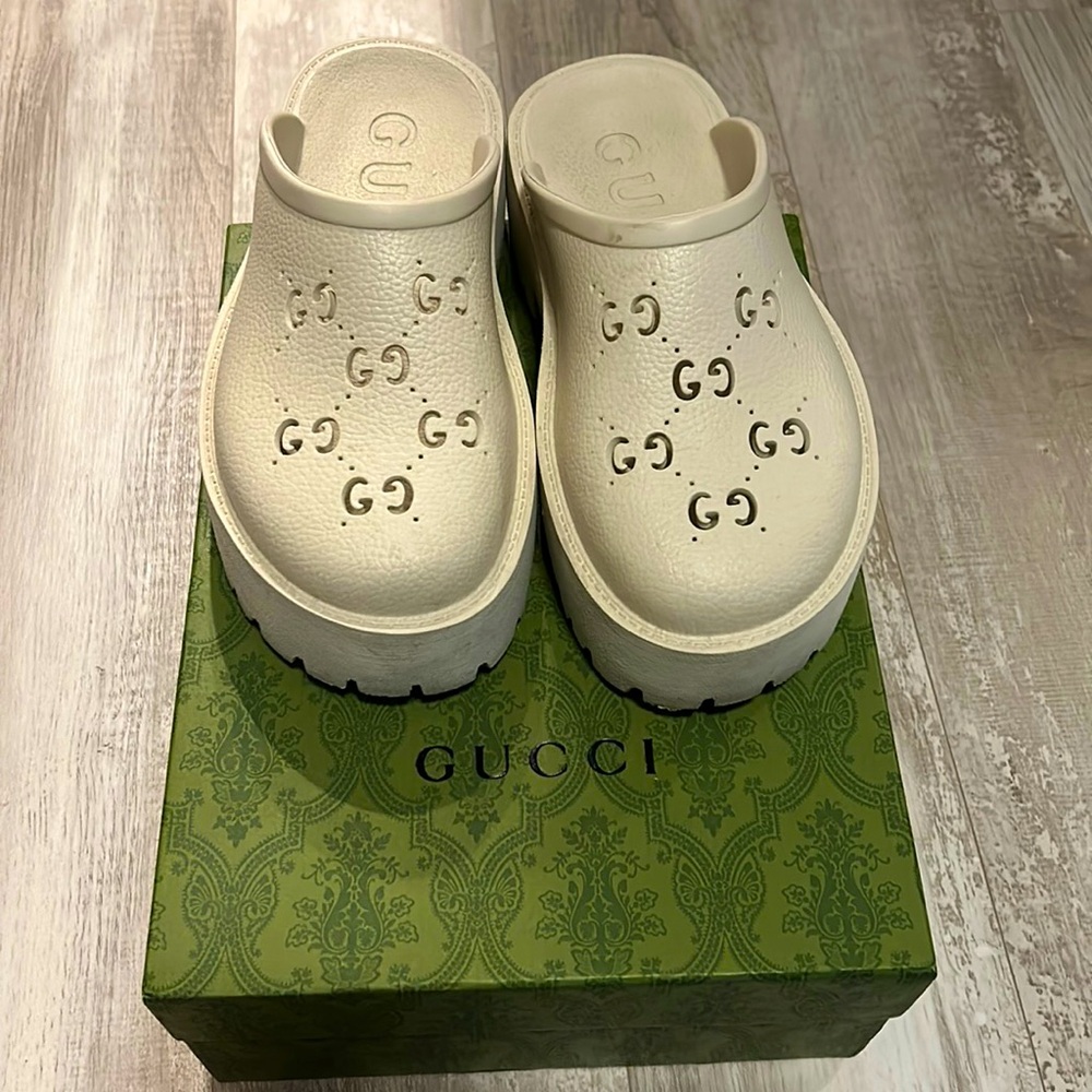 Gucci Platform Clogs